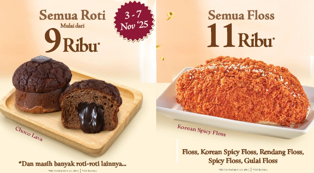 Promo Mako tergantung pada jenis roti yang diinginkan. [Instagram]